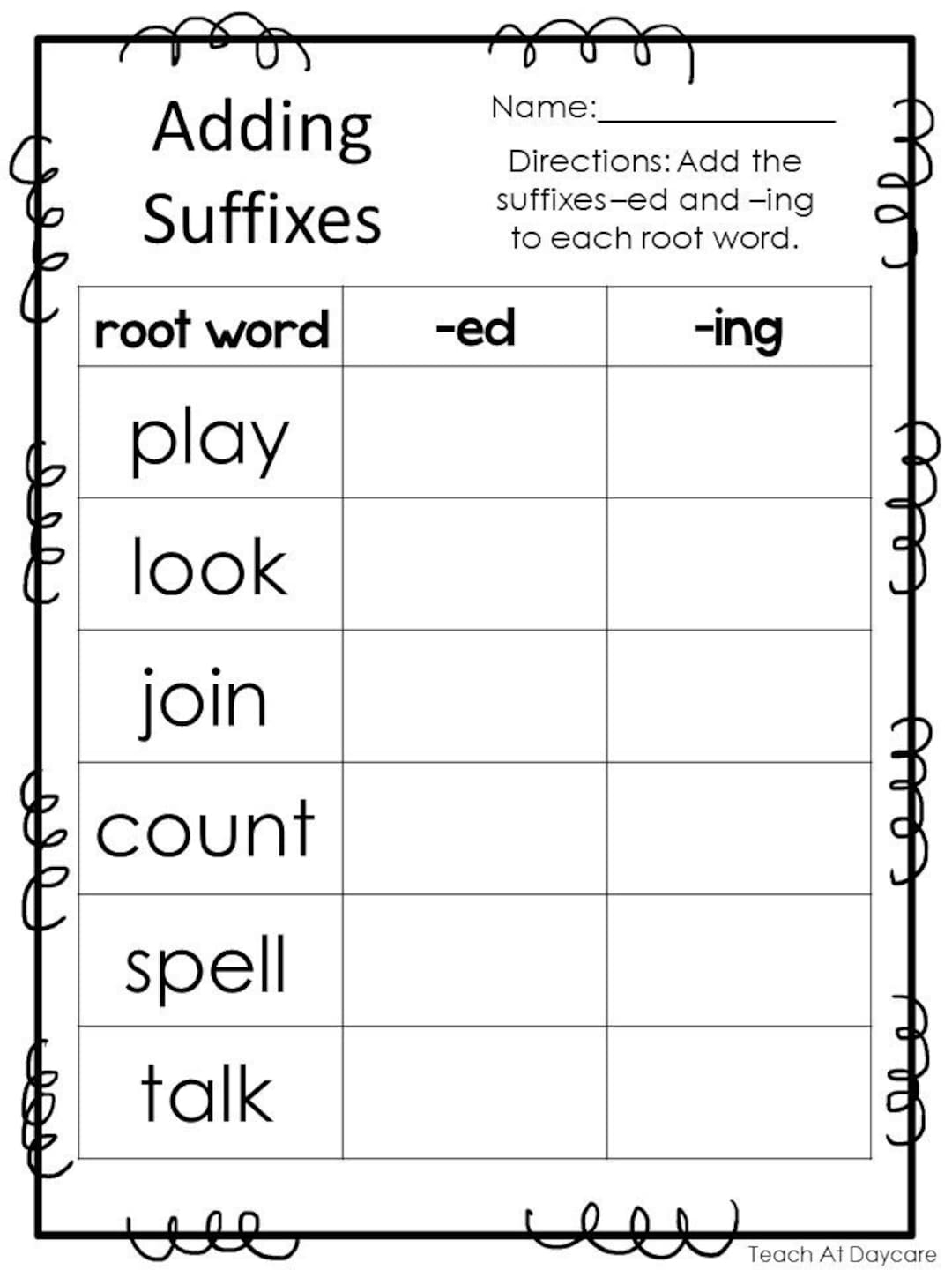 10 Printable Adding Suffixes Worksheets 1st 2nd Grade ELA Worksheets Etsy Israel 10 Printable Adding Suffixes Worksheets 1st 2nd Grade ELA Worksheets Etsy Israel