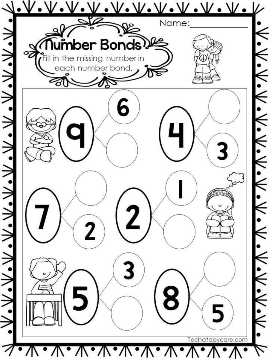10 Printable Number Bonds Worksheets Numbers 1 20 Kdg 2nd Grade Math Etsy 10 Printable Number Bonds Worksheets Numbers 1 20 Kdg 2nd Grade Math Etsy