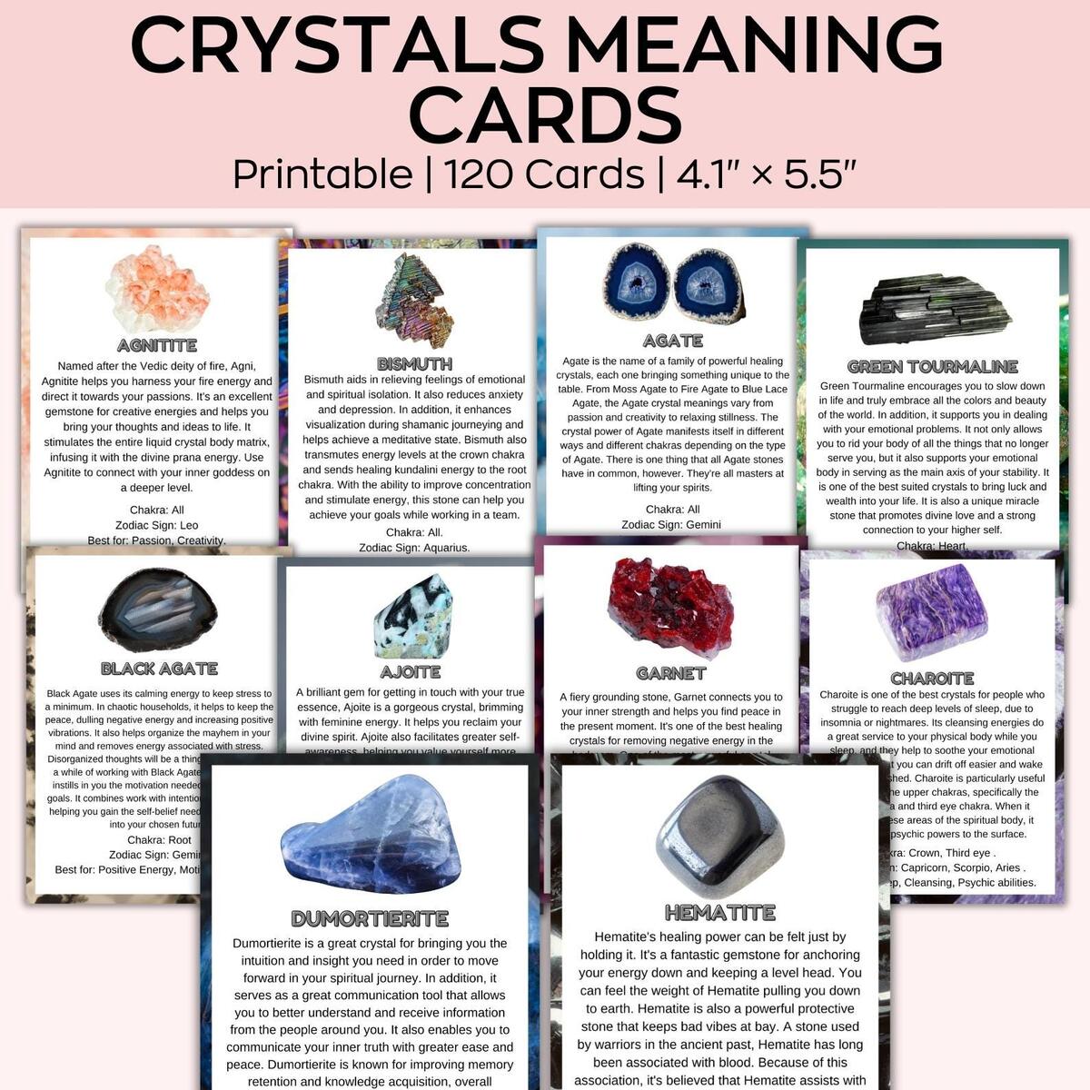 100 Printable Crystal Meaning Cards Printable Gemstone Meaning Cards Personal And Commercial Use Crystal Healing And Wellness Guides Etsy 100 Printable Crystal Meaning Cards Printable Gemstone Meaning Cards Personal And Commercial Use Crystal Healing And Wellness Guides Etsy