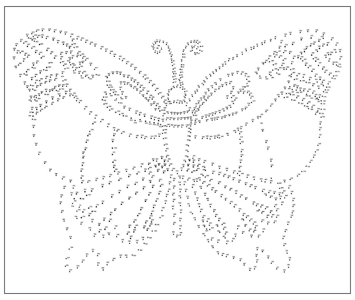 1000 Connect The Dots 10 Free PDF Printables Printablee