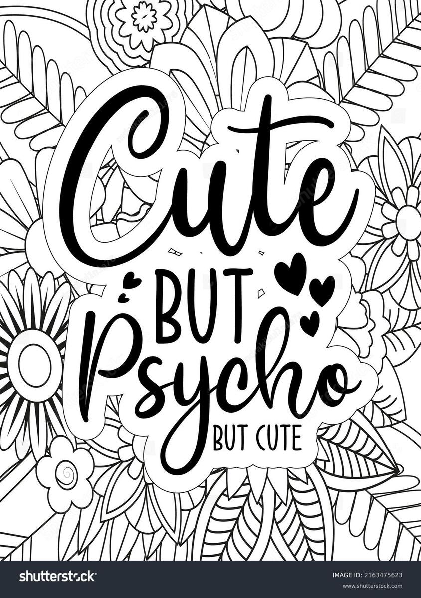 16 Thousand Quote Adult Coloring Royalty Free Images Stock Photos Pictures Shutterstock