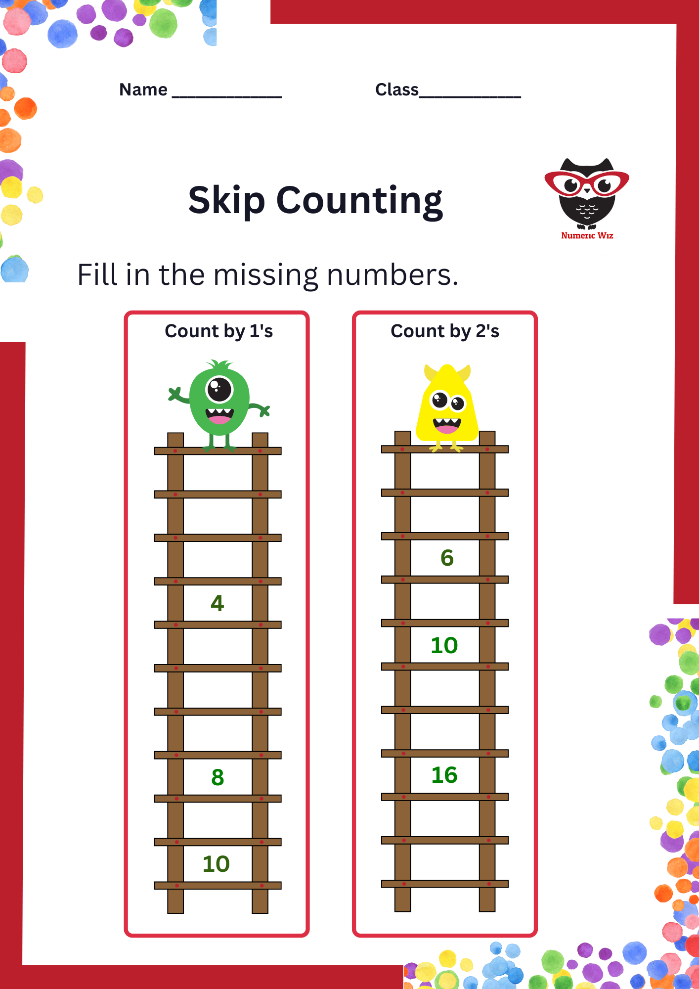 1st Grade Numericwiz 1st Grade Numericwiz