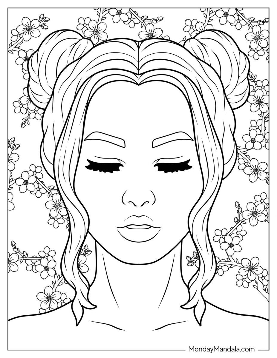 20 Makeup Coloring Pages Free PDF Printables 20 Makeup Coloring Pages Free PDF Printables