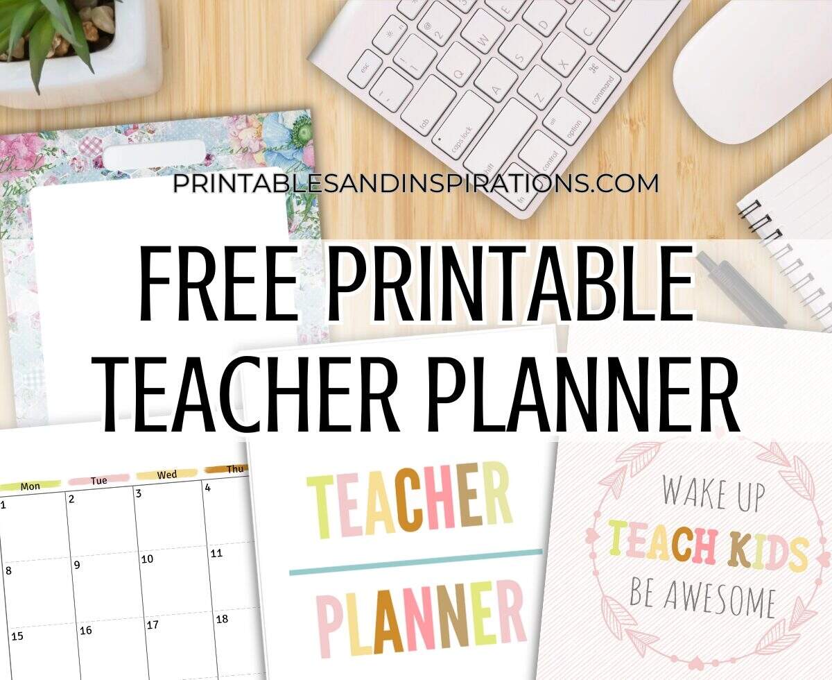 2025 2026 Teacher Planner Free Printable Printables And Inspirations