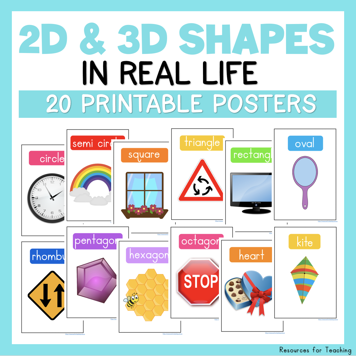 2D And 3D Shapes In Real Life Resources For Teaching Australia