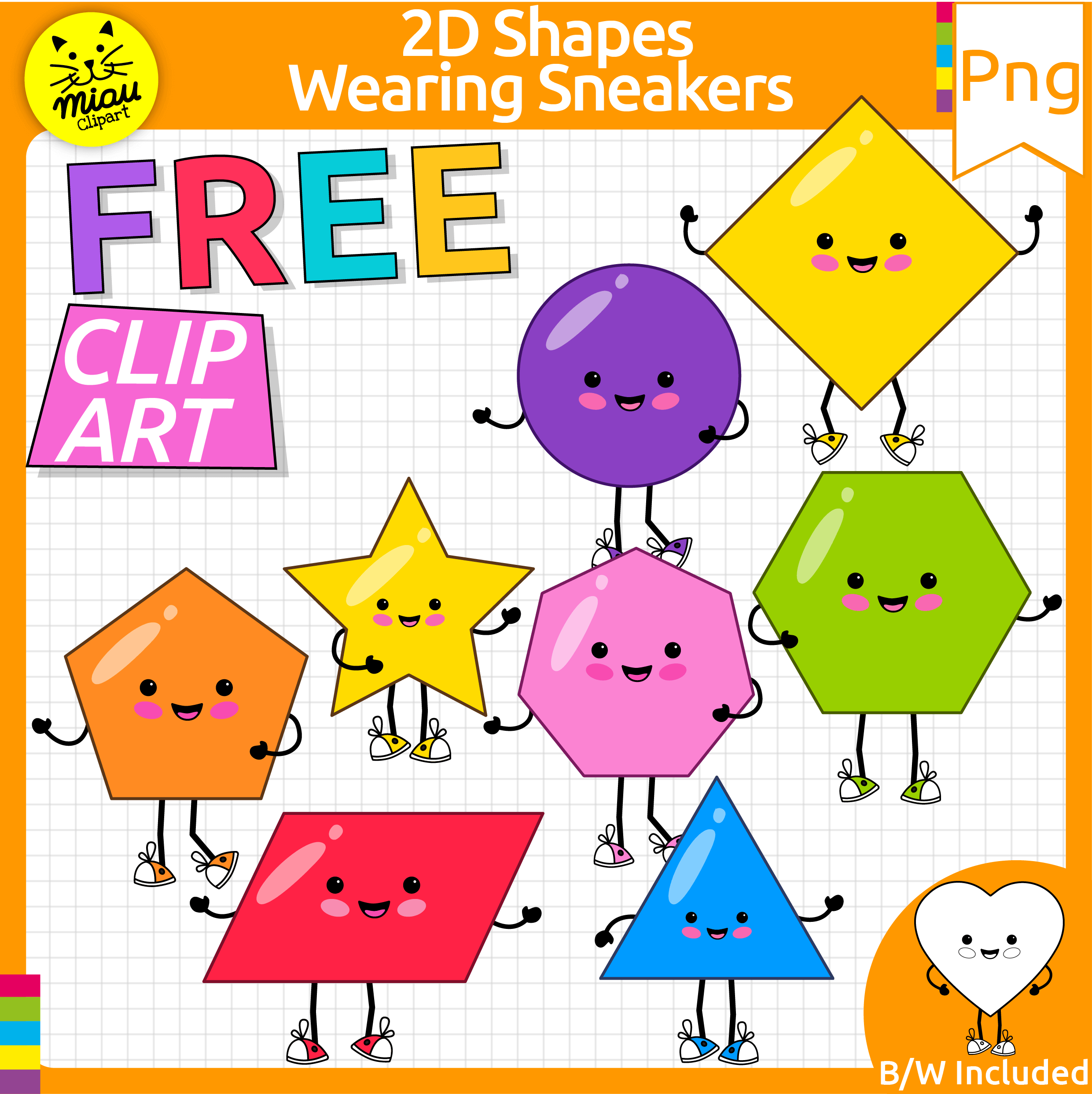 Shapes Clip Art Real Life Circle Shape Clipart Geometric Shapes 3D Shape Clipart Math Clipart Real Life Shape Graphics 2D Shapes Etsy