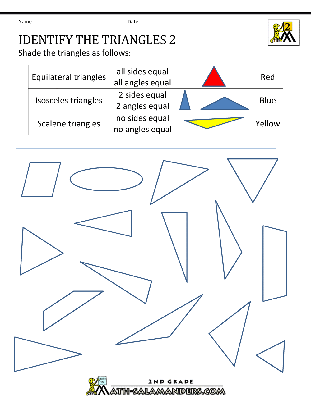 2d Shapes Worksheets 2nd Grade 2d Shapes Worksheets 2nd Grade