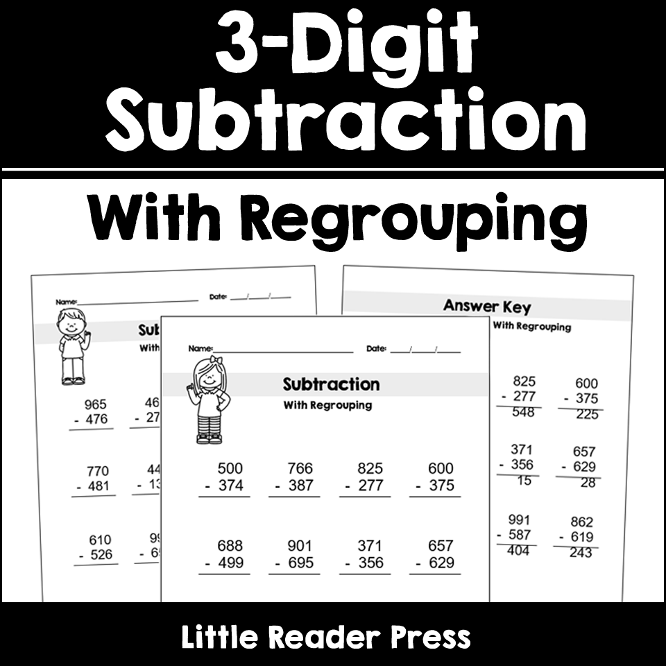 3 Digit Subtraction With Regrouping Worksheets Made By Teachers 3 Digit Subtraction With Regrouping Worksheets Made By Teachers