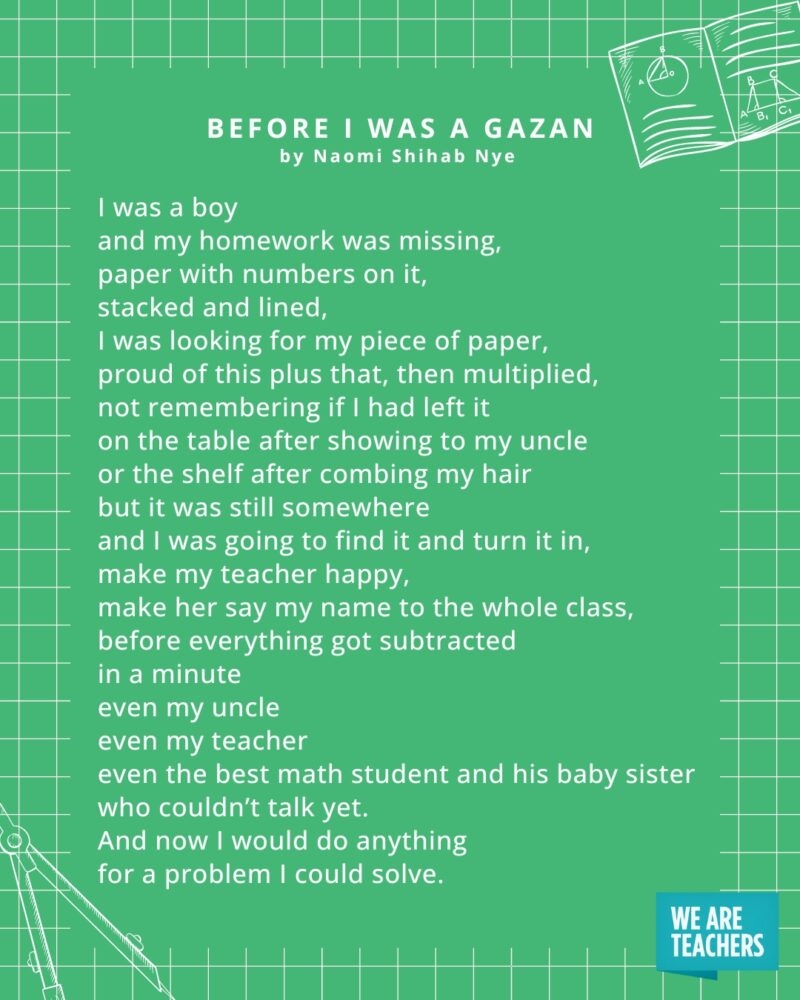 38 Math Poems For Students In All Grade Levels