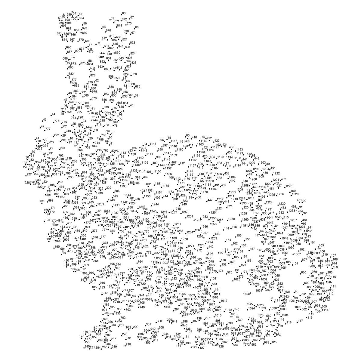 500 Dot To Dot 10 Free PDF Printables Printablee