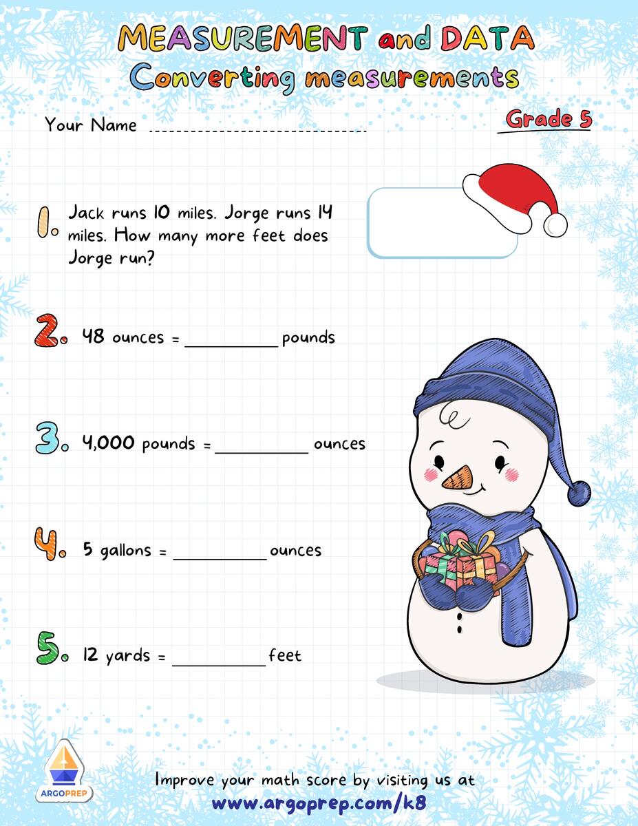 5th Grade Converting Inches Feet Yards And Miles Solving Conversion Word Problems Worksheets For Free ArgoPrep 5th Grade Converting Inches Feet Yards And Miles Solving Conversion Word Problems Worksheets For Free ArgoPrep