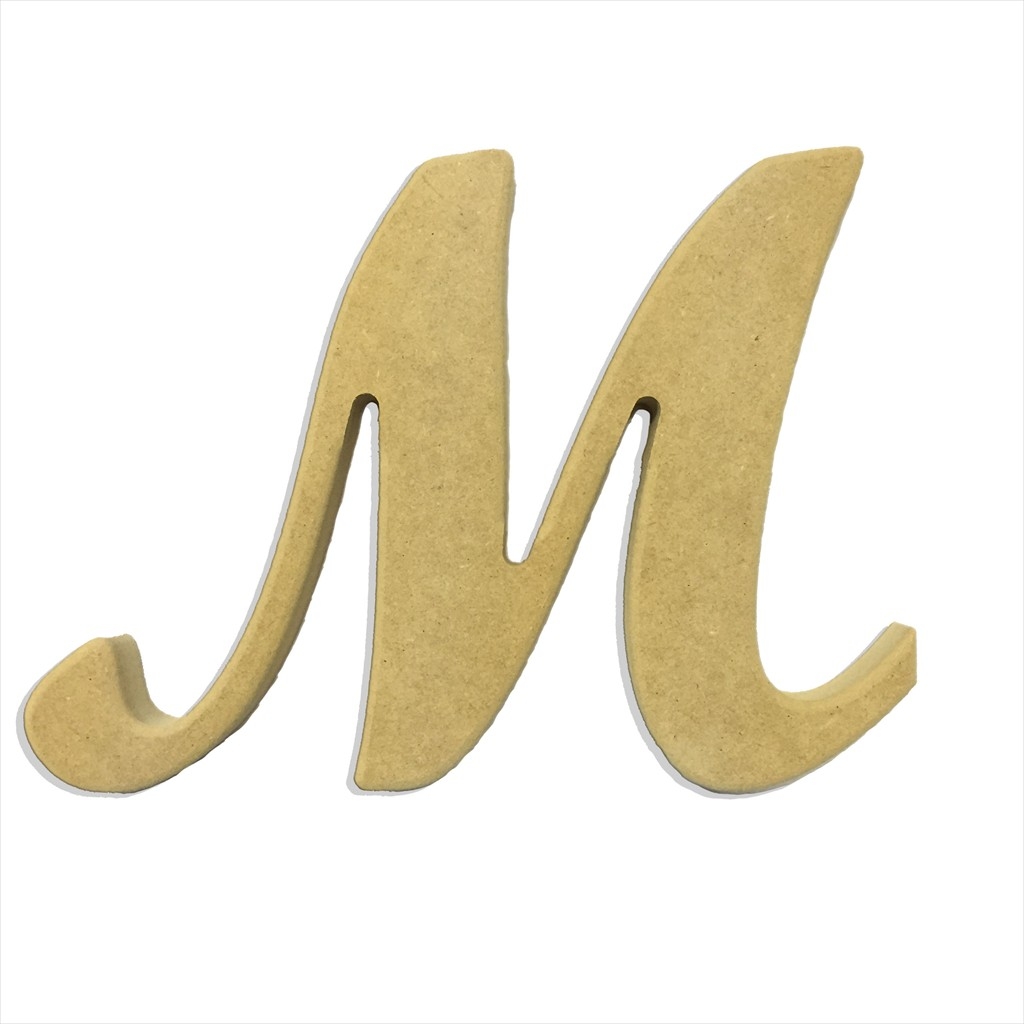 6 Script Cursive Letter M