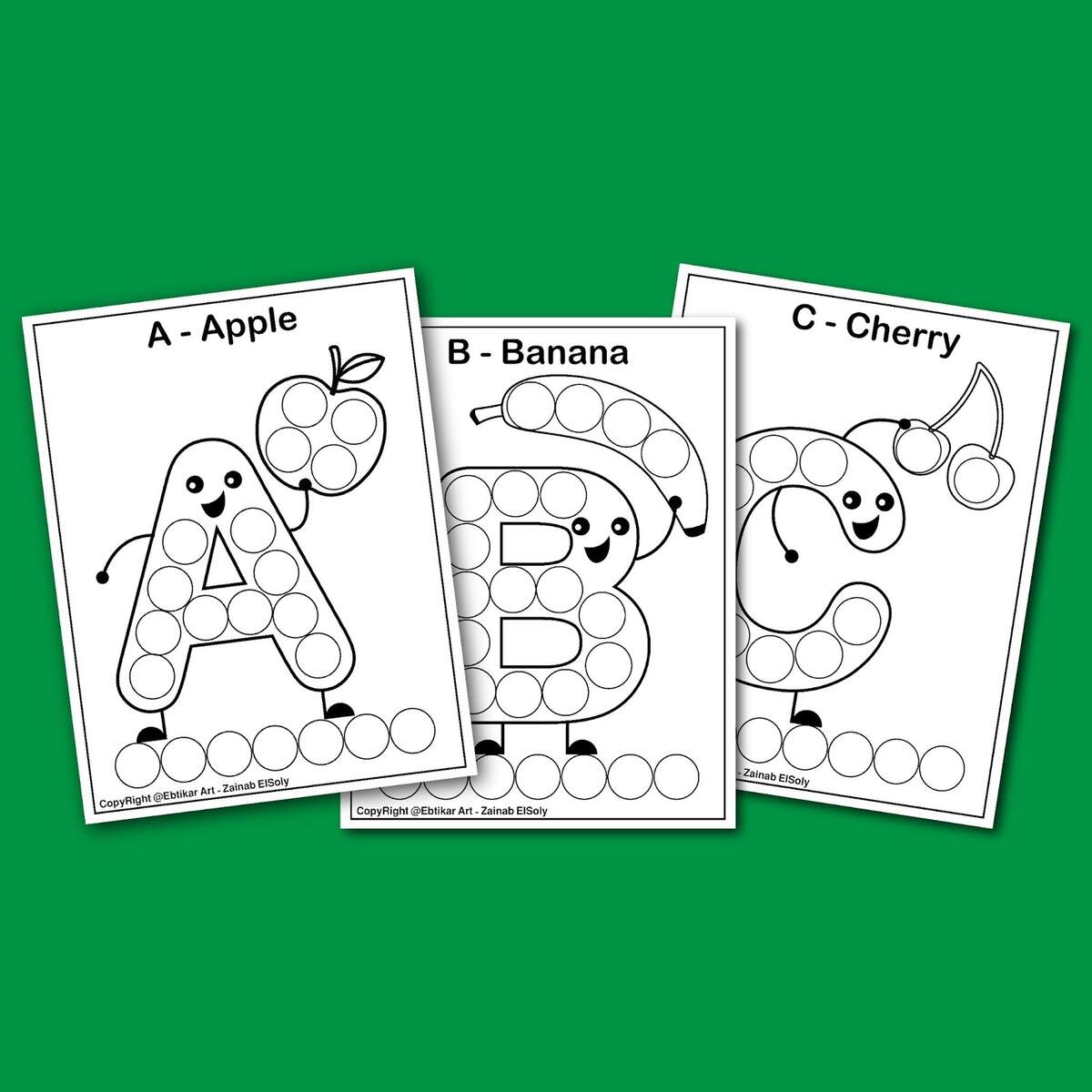 ABC For Dot Marker Coloring Pages Number Dot Marker Printables Superstar Worksheets