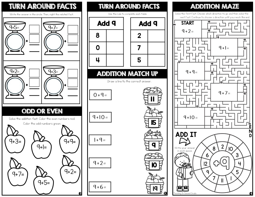 Addition Facts 9 Foldable Booklet Math Practice With Color By Code Trifold Brochure Teaching Ideas Made Easy Addition Facts 9 Foldable Booklet Math Practice With Color By Code Trifold Brochure Teaching Ideas Made Easy
