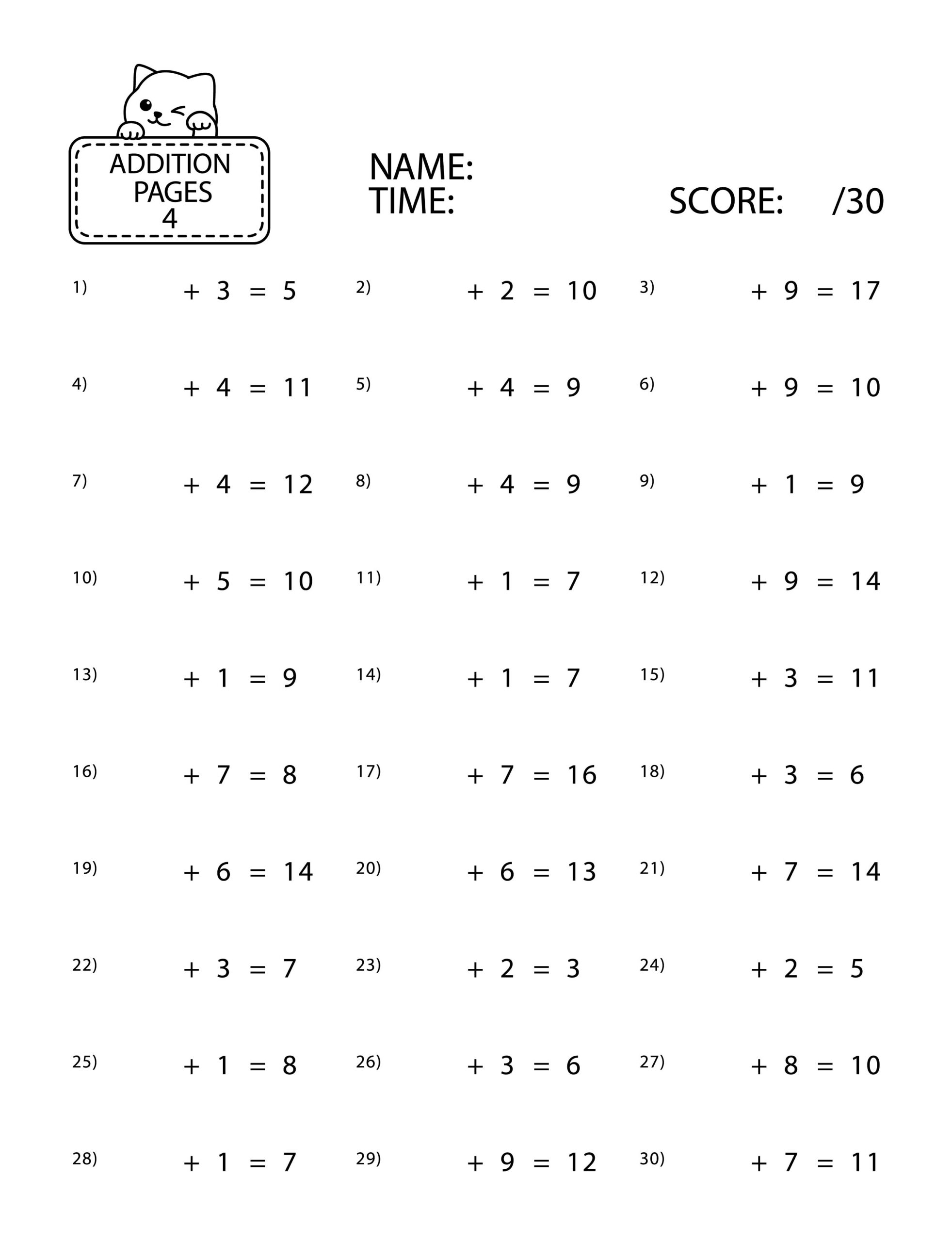 Addition Subtraction Math Worksheet Made By Teachers Addition Subtraction Math Worksheet Made By Teachers