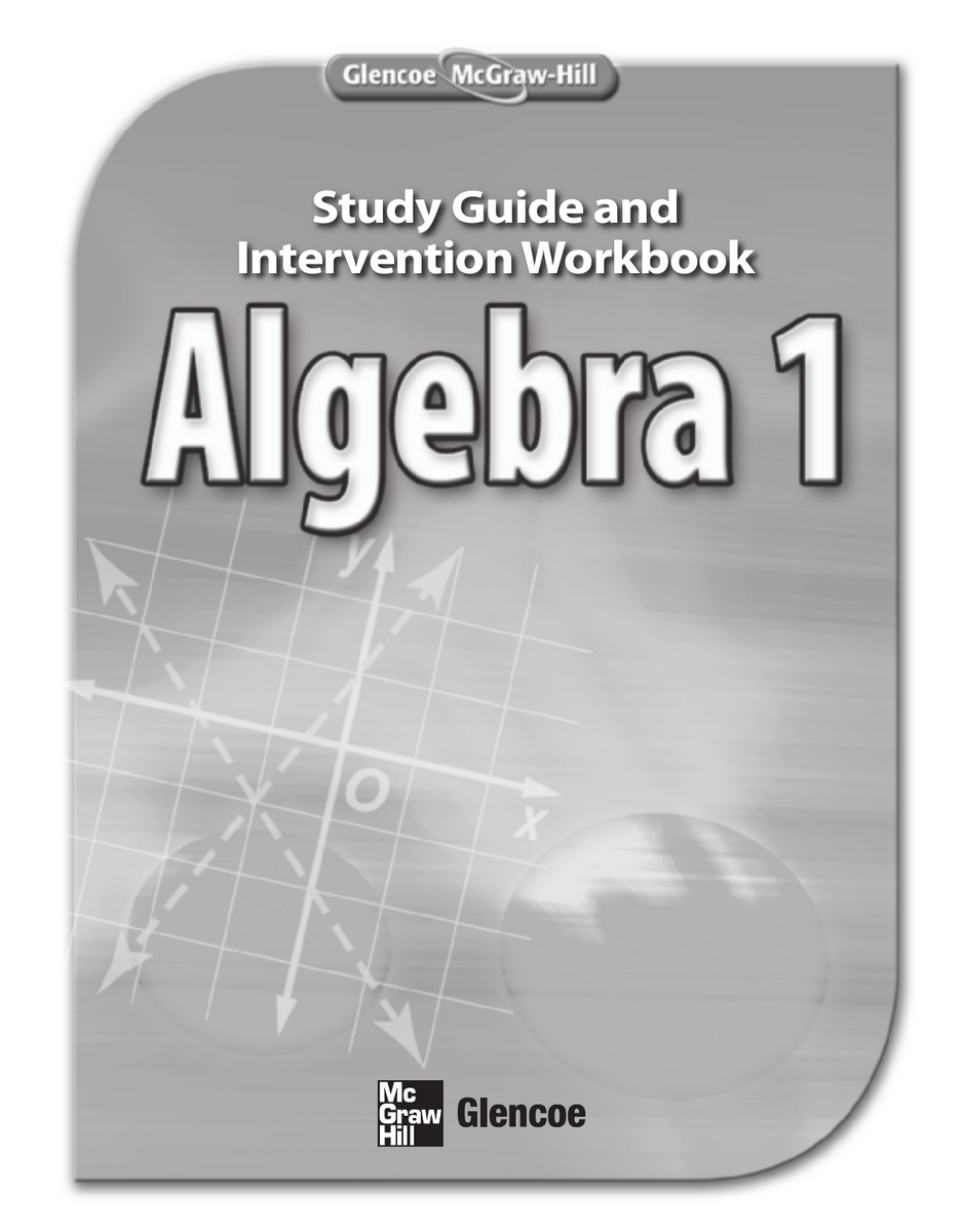 Algebra 1 Study Guide Intervention Workbook