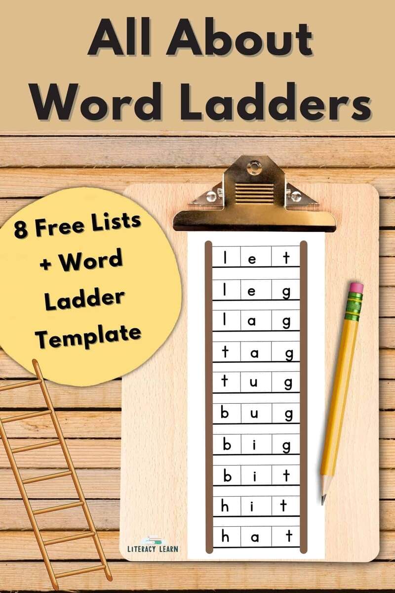 All About Word Ladders Plus Free Printables Literacy Learn All About Word Ladders Plus Free Printables Literacy Learn