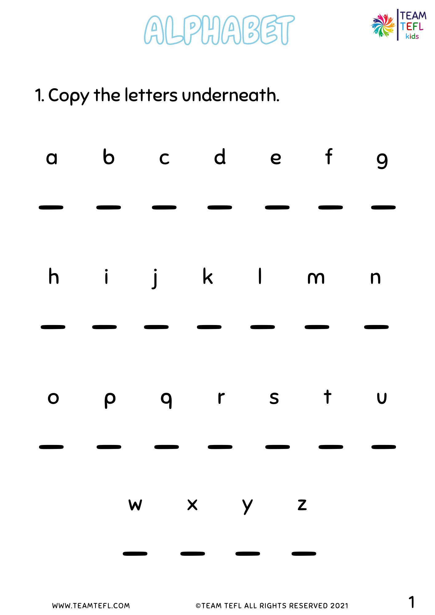 Alphabet ESL Lesson Plan For Kids And Early Learners Teaching Resources