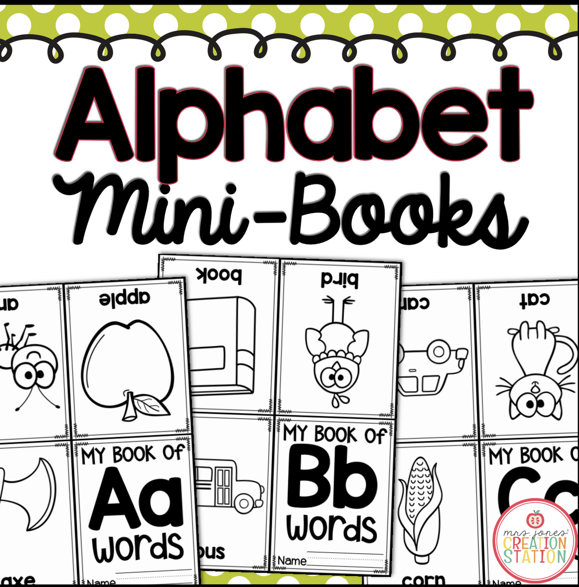 Free Printable Mini Alphabet Books For Preschoolers Life Over C S