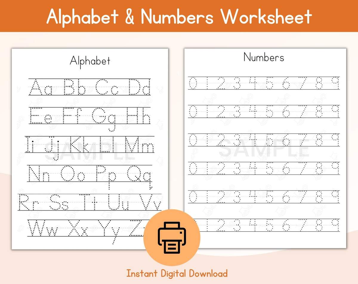 Alphabet Number Tracing Sheet ABC Tracing Handwriting Practice Number Tracing Tracing Printable Etsy Alphabet Number Tracing Sheet ABC Tracing Handwriting Practice Number Tracing Tracing Printable Etsy