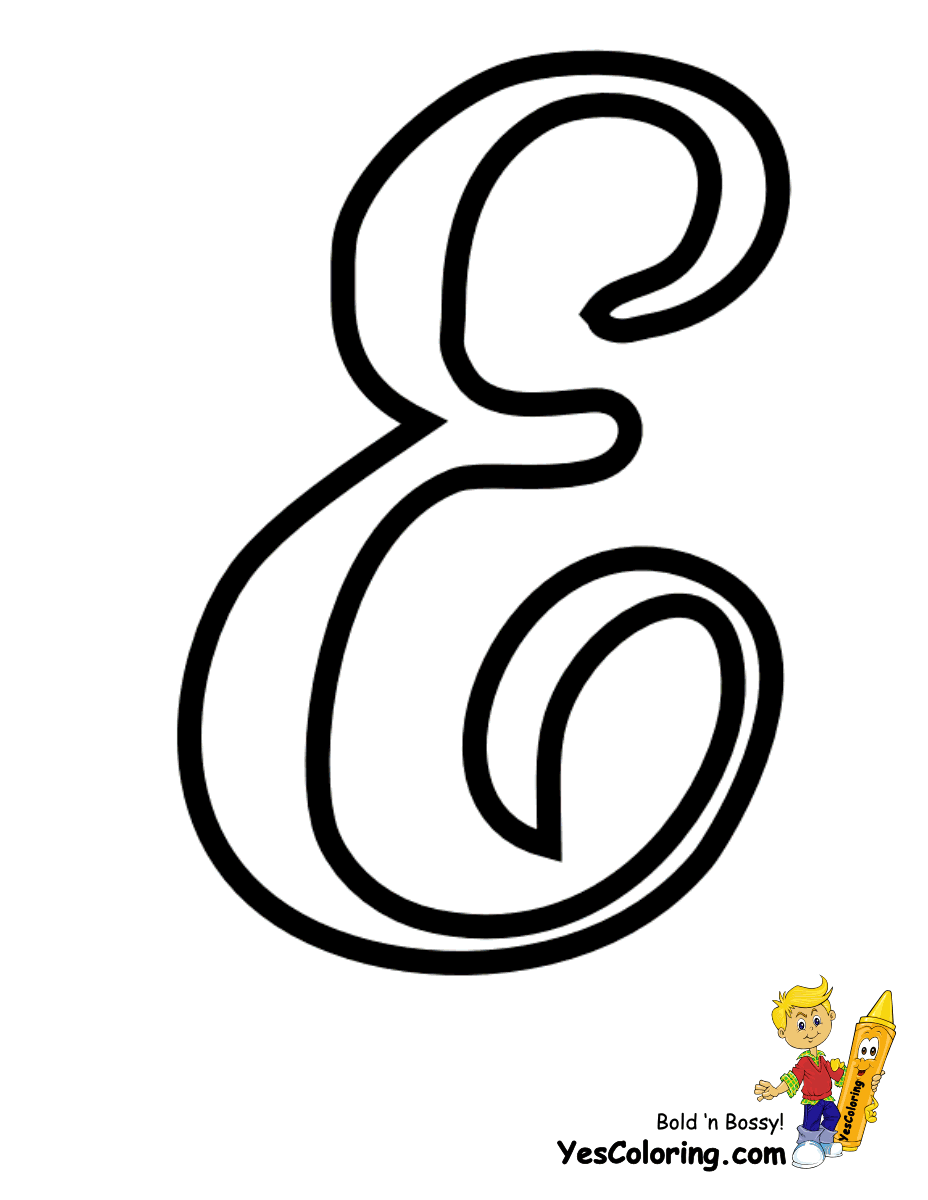 Alphabet Print Outs E At Coloring Pages For Kids Boys Dotcom Gif 928 1200 Free Printable Alphabet Letters Calligraphy Lowercase E