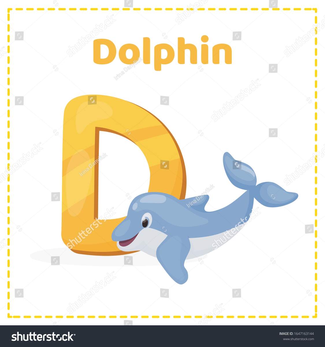 Alphabet Printable Flashcards Vector Letter D Stock Vector Royalty Free 1647163144 Shutterstock English For Kids Step By Step Letter D Worksheets Flash Cards Coloring Pages