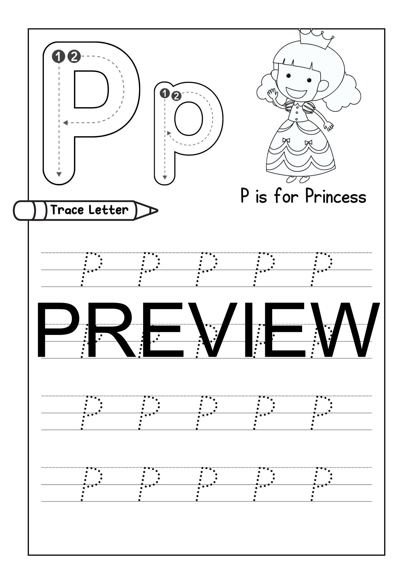 Alphabet Tracing Practice Letter P Handwriting Worksheet Uppercase Lowercase Made By Teachers Alphabet Tracing Practice Letter P Handwriting Worksheet Uppercase Lowercase Made By Teachers