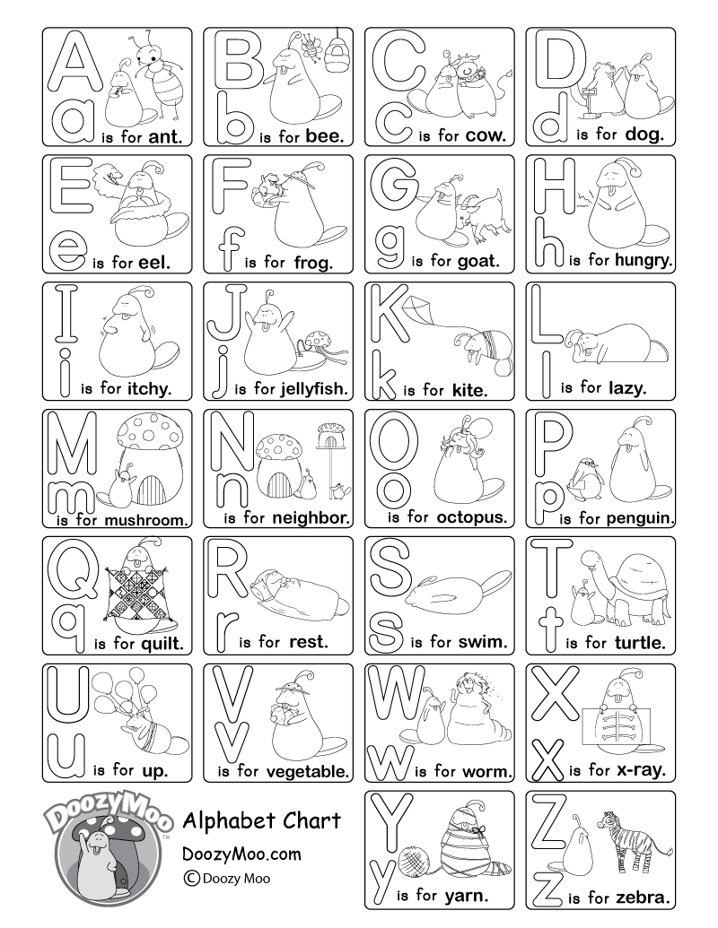 Letter A Coloring Worksheet Free Printable Digital PDF