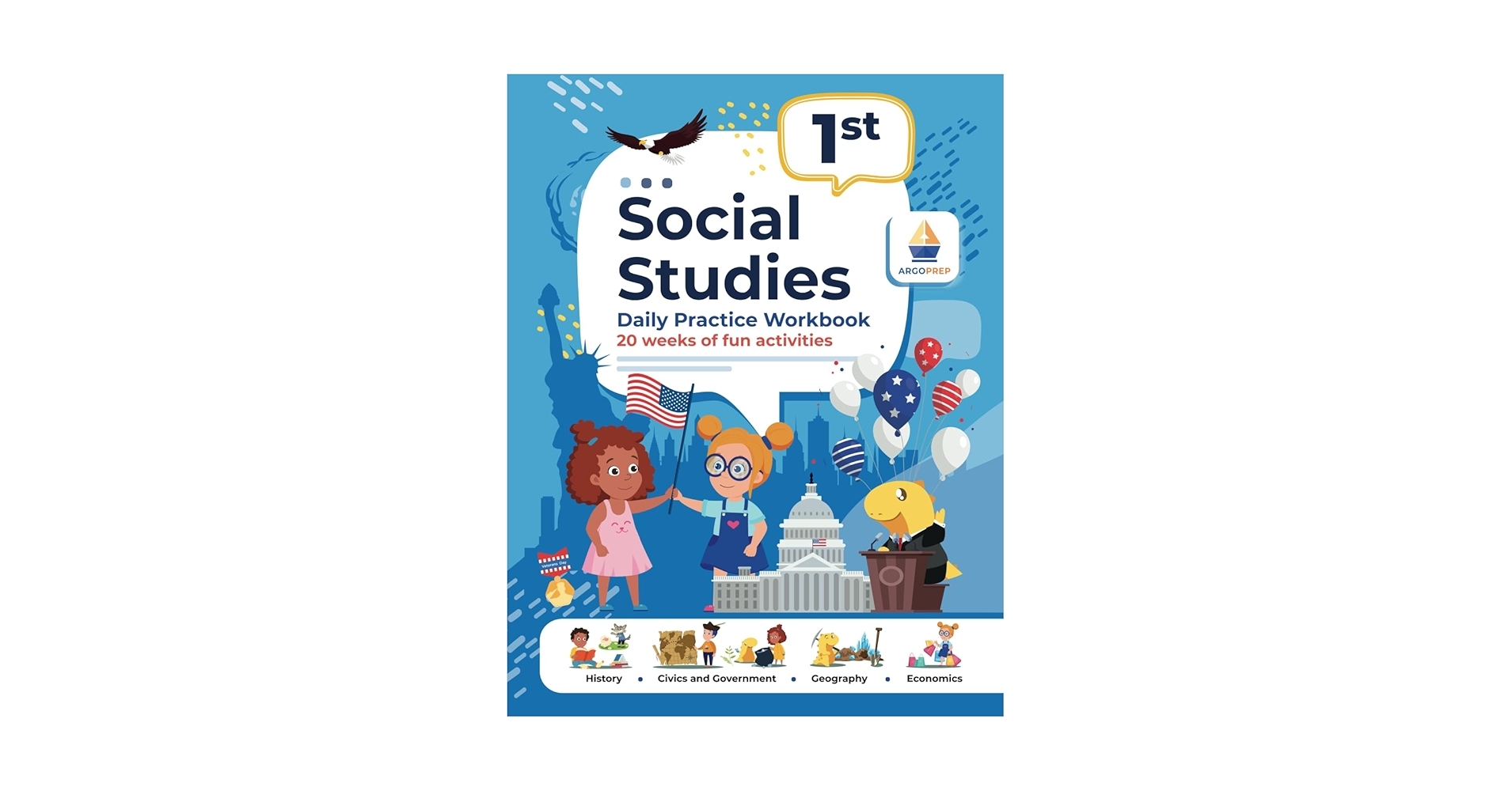 Amazon 1st Grade Social Studies Daily Practice Workbook 20 Weeks Of Fun Activities History Civic And Government Geography Economics Video Each Question Social Studies By ArgoPrep 9781951048693 ArgoPrep Argo Brothers Books Amazon 1st Grade Social Studies Daily Practice Workbook 20 Weeks Of Fun Activities History Civic And Government Geography Economics Video Each Question Social Studies By ArgoPrep 9781951048693 ArgoPrep Argo Brothers Books