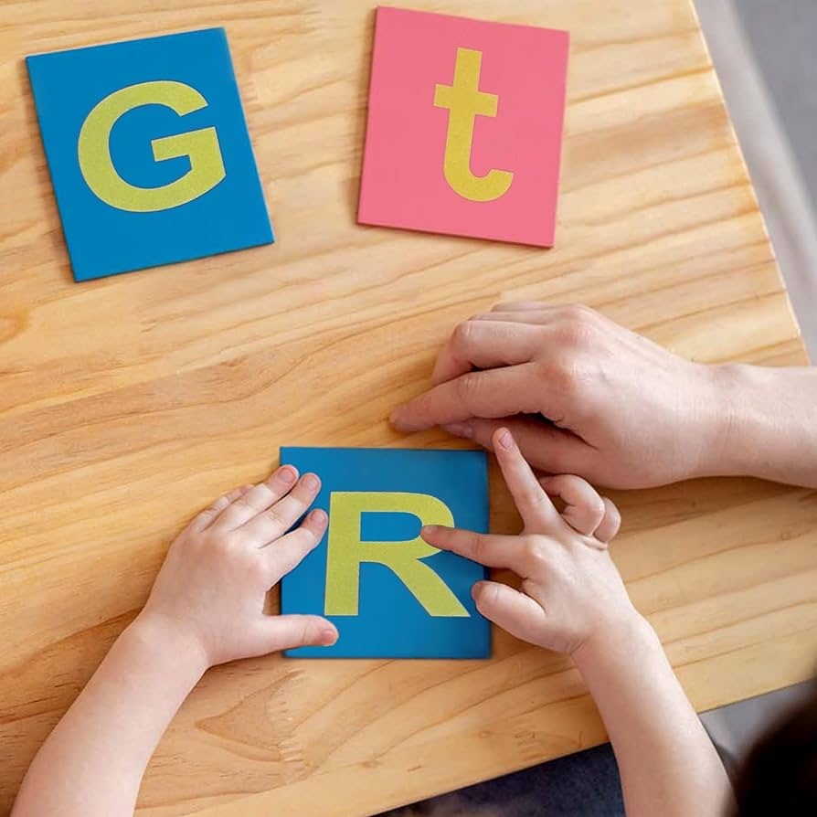 The Tactile Appeal Of Sandpaper Letters Numbers Greenspring Montessori School