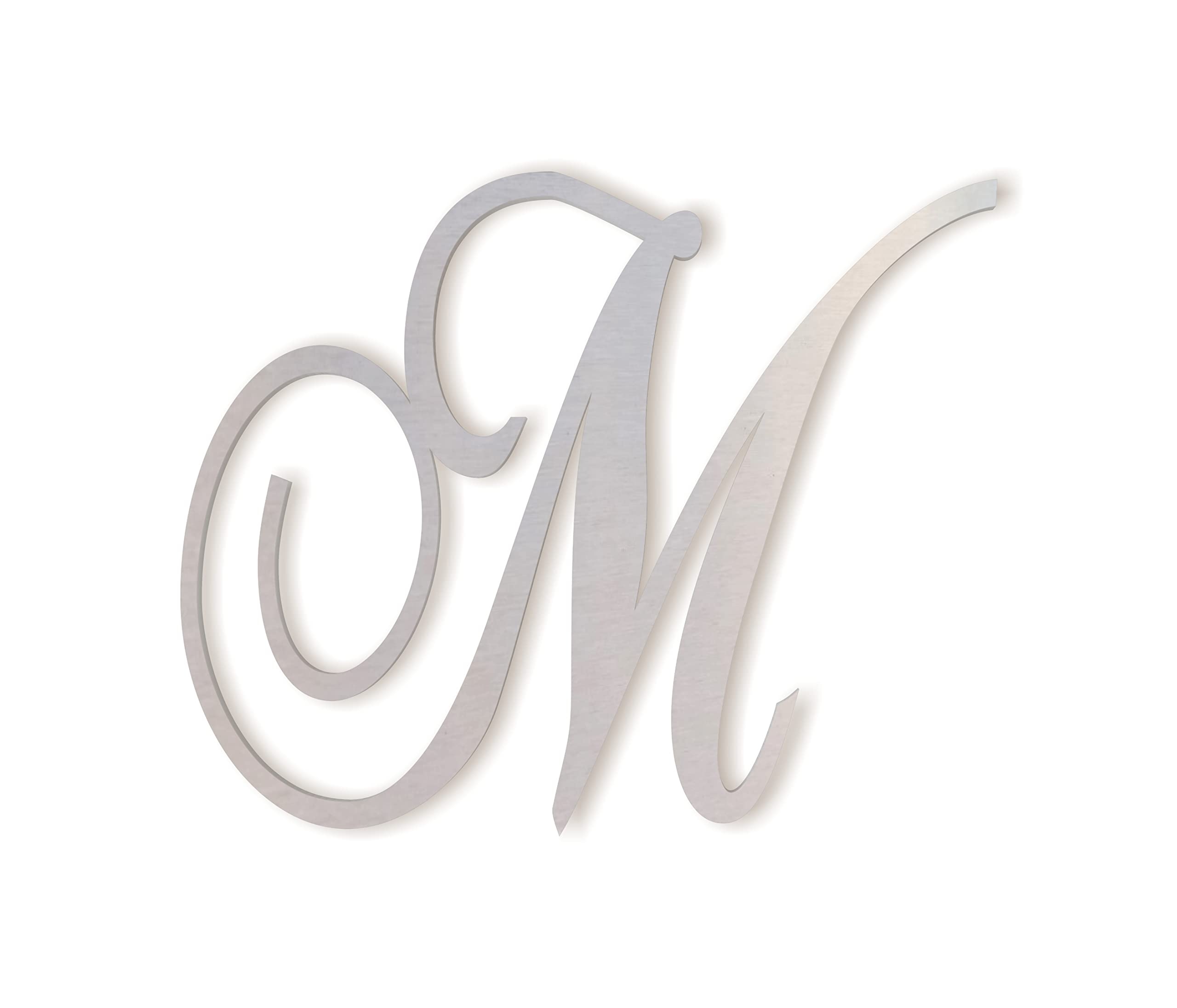 Amazon Jess And Jessica Cursive Metal Letter M For Front Door For Above Crib For Nursery Home Kitchen