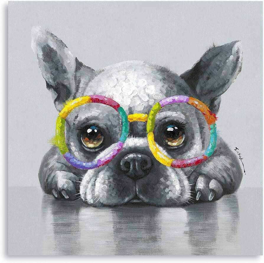Amazon Kunstorner Cute Dog Wall Art Glasses Animal Art Funny Dog Canvas Wall Art For Living Room Bedroom Office Home Decoration 24 X24 Patio Lawn Garden Amazon Kunstorner Cute Dog Wall Art Glasses Animal Art Funny Dog Canvas Wall Art For Living Room Bedroom Office Home Decoration 24 X24 Patio Lawn Garden