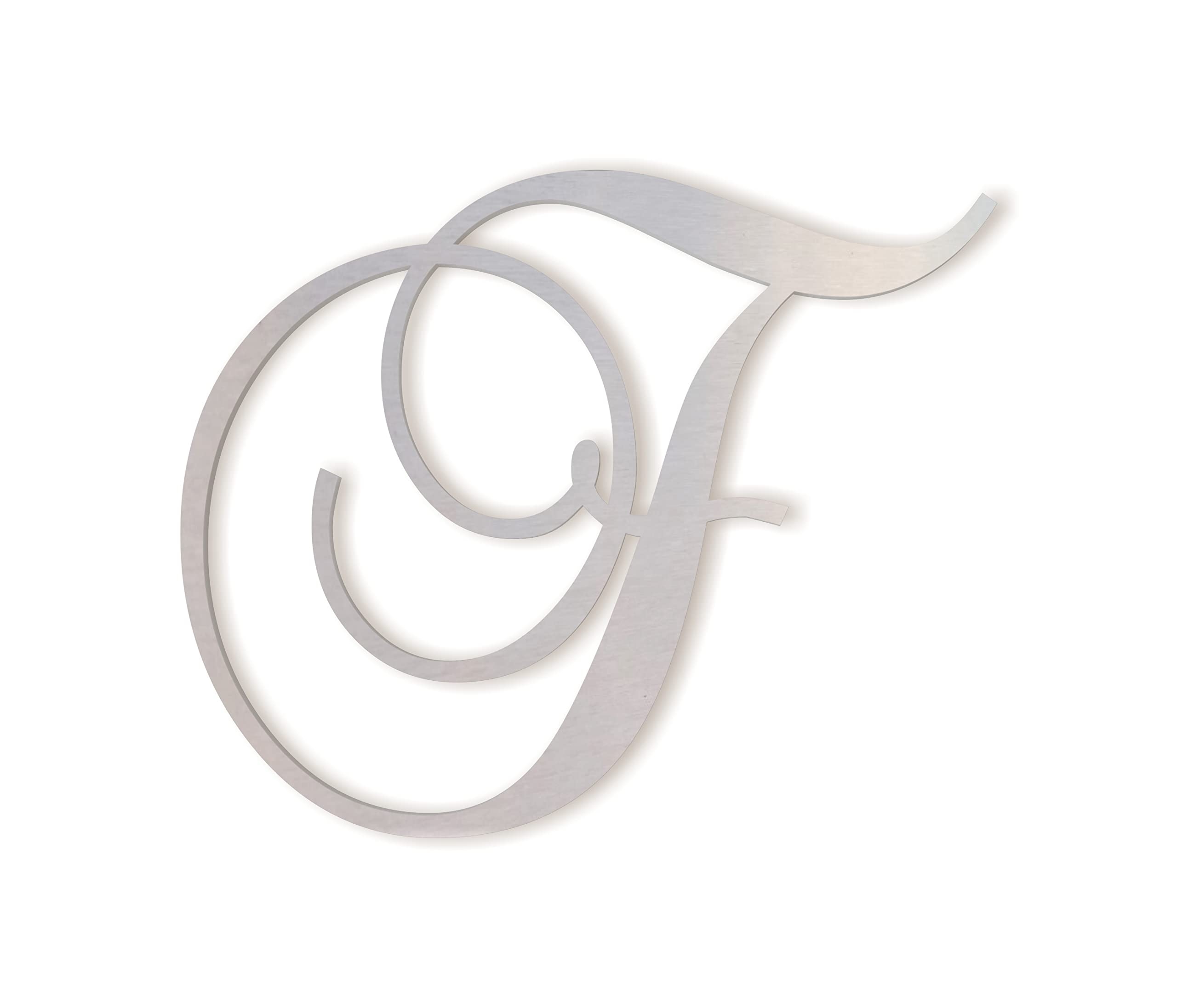Amazon Metal Letter F Large Monogram Wall Hanging Cursive Indoor And Outdoor Use Home Kitchen