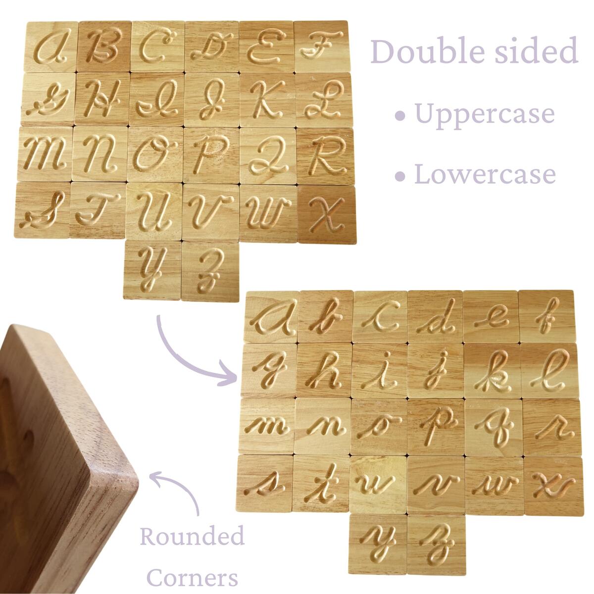 Amazon Montessori Cursive Wooden Alphabet Tracing Preschool Learning Letter Tracing ABC Flash Cards Double Sided Uppercase And Lowercase Includes Storage Box And Stylus Pen Set Of 26 Pieces Toys Games Horizon Wood Alphabet Tracing Board Ages 3 New Uppercase W Wooden Dowel EBay
