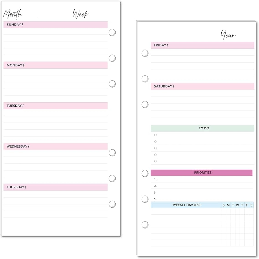 Amazon Undated Weekly Planner Inserts Fits Personal Size Ring Binder Planers Filofax Kate Spade Kikiki K Webster Pages Van Der Spek LV MM Weekly Calendar Inserts Weekly Planner Refill Personal Office Amazon Undated Weekly Planner Inserts Fits Personal Size Ring Binder Planers Filofax Kate Spade Kikiki K Webster Pages Van Der Spek LV MM Weekly Calendar Inserts Weekly Planner Refill Personal Office