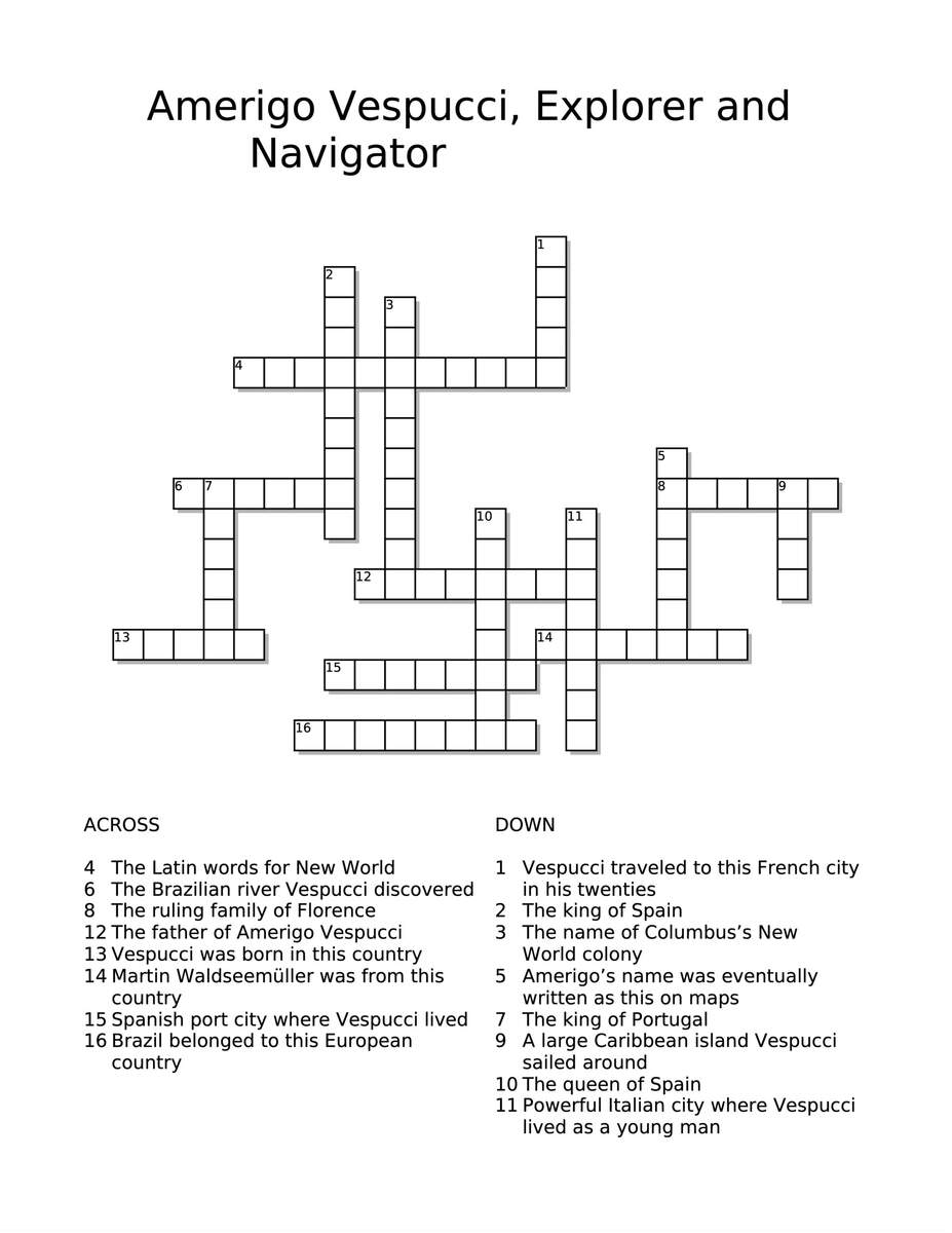 Amerigo Vespucci Explorer And Navigator Classful