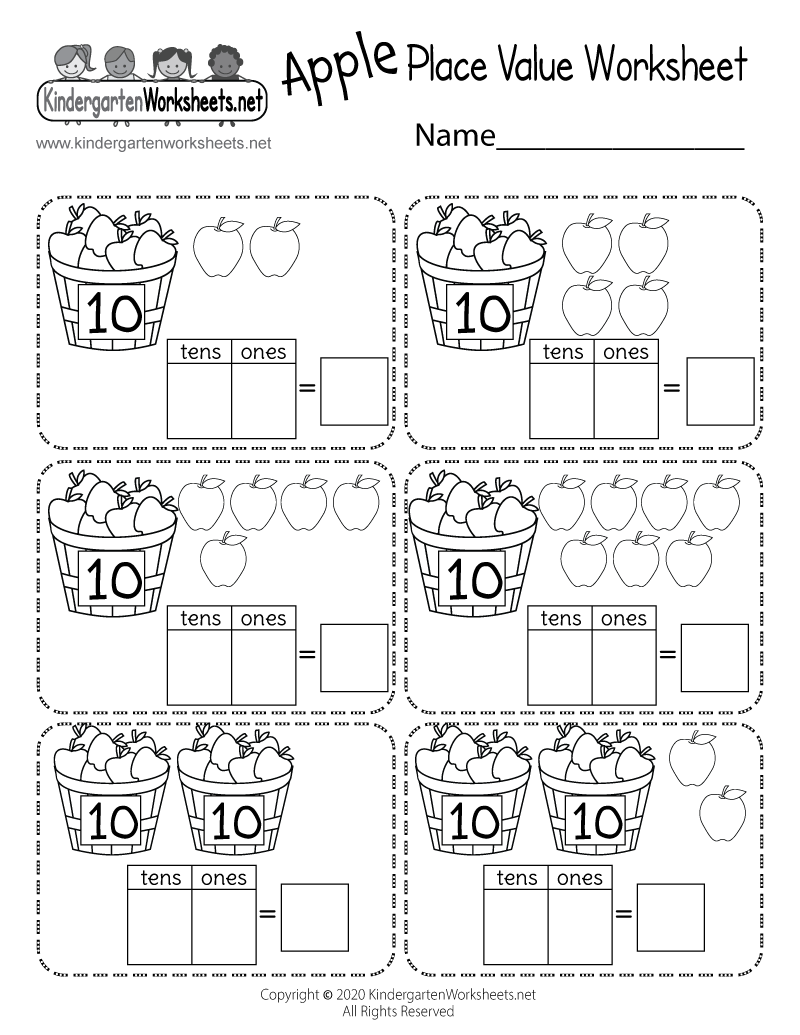 Apple Place Value Worksheet Free Printable Digital PDF Egg Place Value Worksheet Free Printable Digital PDF