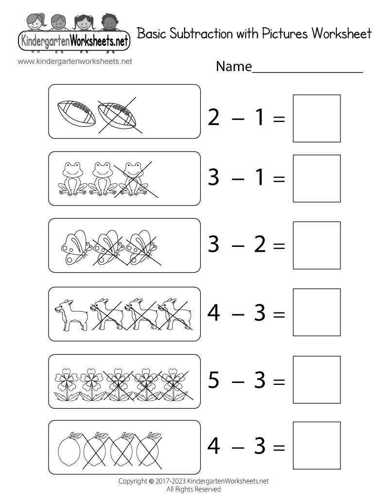 Basic Subtraction With Pictures Worksheet Free Printable Digital PDF Basic Subtraction With Pictures Worksheet Free Printable Digital PDF