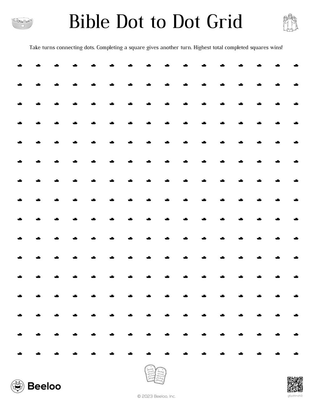 Bible Dot To Dot Grid Beeloo Printable Crafts And Activities For Kids Bible Connect The Dots 14 Free PDF Printables Printablee