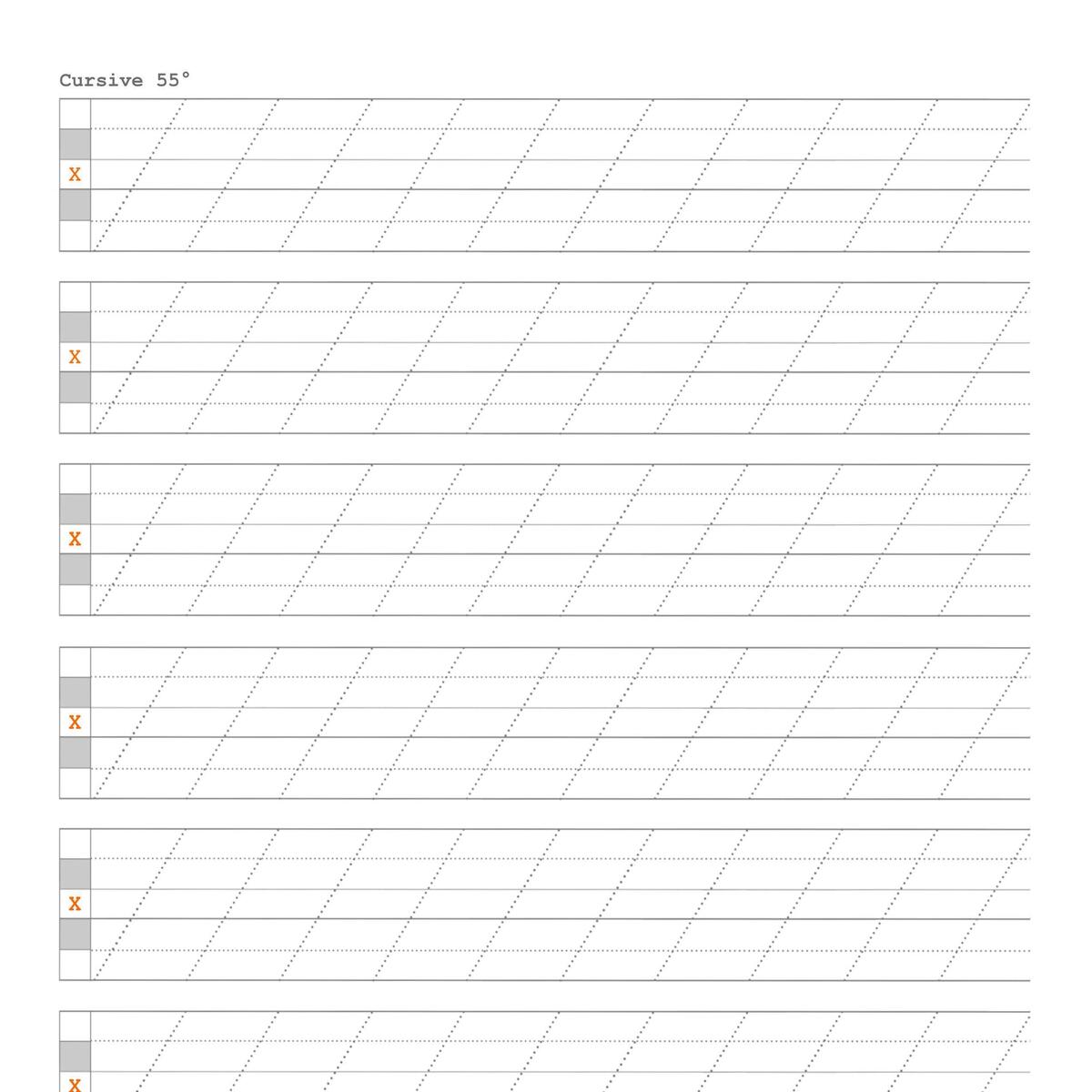 Blank Cursive Handwriting Practice Sheet Lettering Guide PDF Etsy Blank Cursive Handwriting Practice Sheet Lettering Guide PDF Etsy