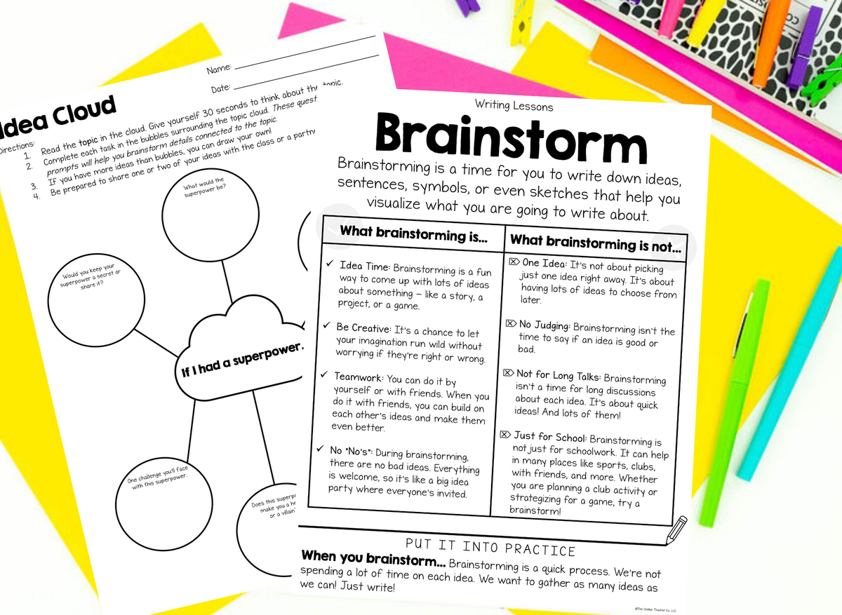 Brainstorming A Guide For Teachers On Fun And Effective Brainstorming Activities Stellar Teaching Co PHI105 T2 Persuasive Essay Brainstorming Worksheet Apr 2023 Studocu