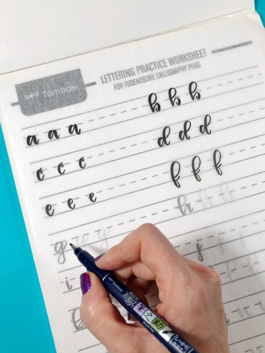 Building Lettering Confidence With Tombow And Tracing Paper Tombow USA Blog