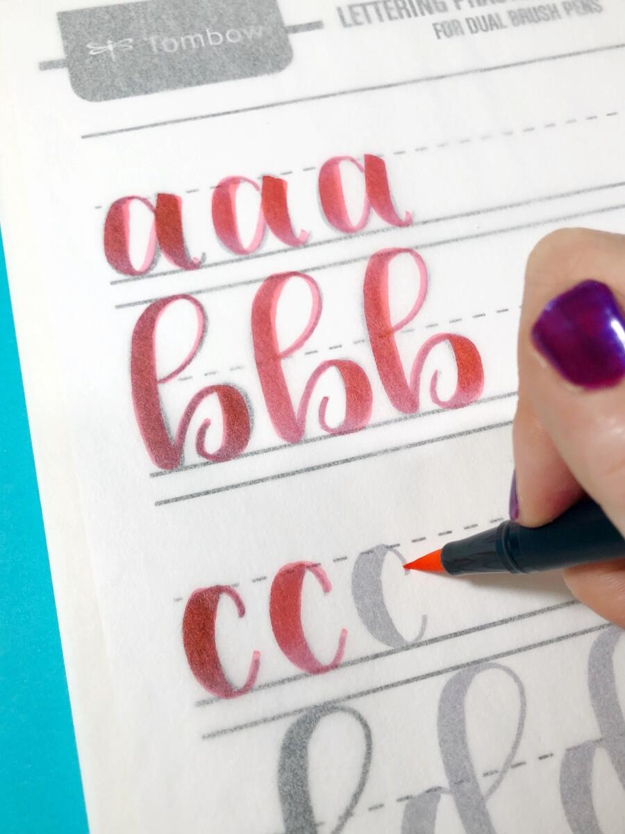Building Lettering Confidence With Tombow And Tracing Paper Tombow USA Blog