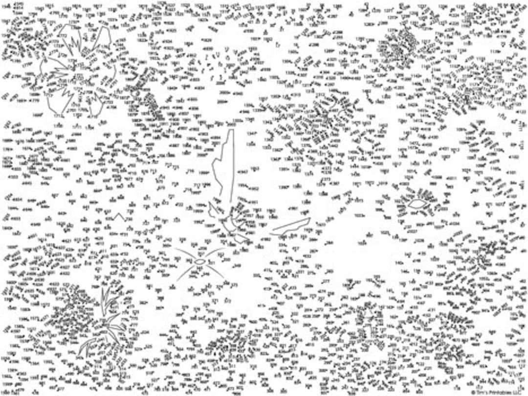 Butterfly Extreme Dot To Dot PDF Activity And Coloring Page Etsy Israel