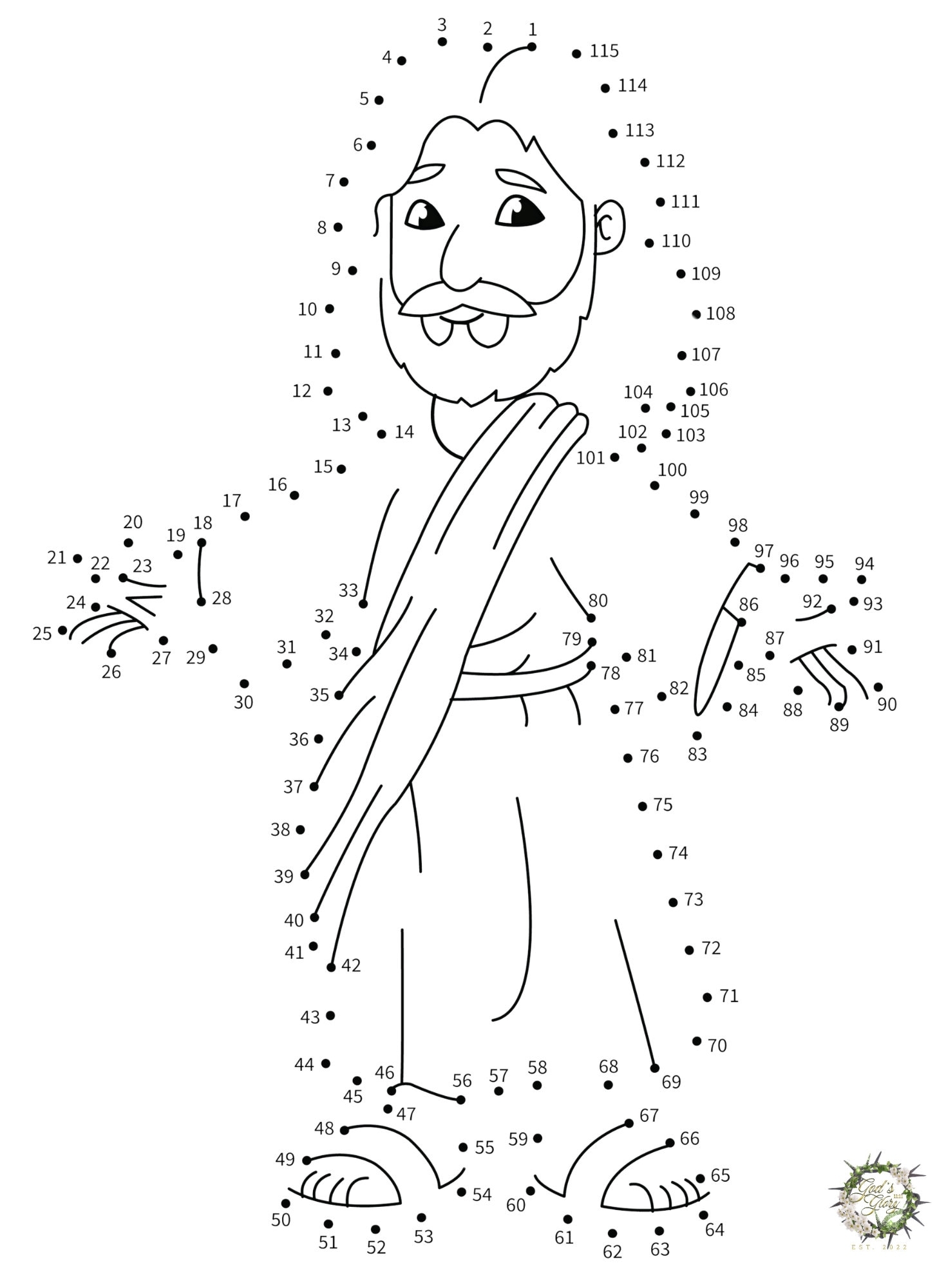Christian Dot To Dot Worksheets Bible Story Printables Digital Download Etsy Christian Dot To Dot Worksheets Bible Story Printables Digital Download Etsy