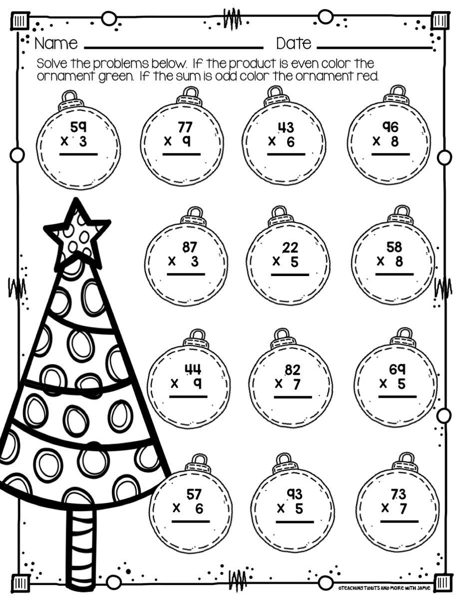 Christmas Math Printables Worksheets Library Christmas Math Printables Worksheets Library