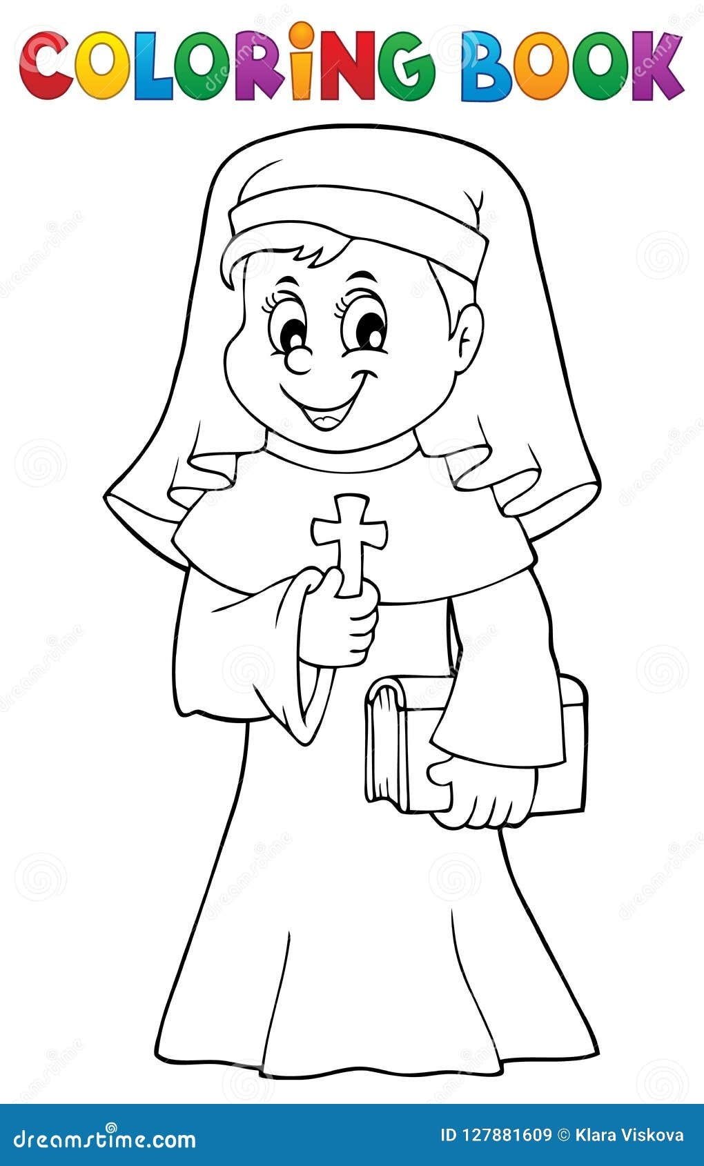 Coloring Nun Stock Illustrations 15 Coloring Nun Stock Illustrations Vectors Clipart Dreamstime