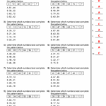 Continuing Number Patterns Worksheets
