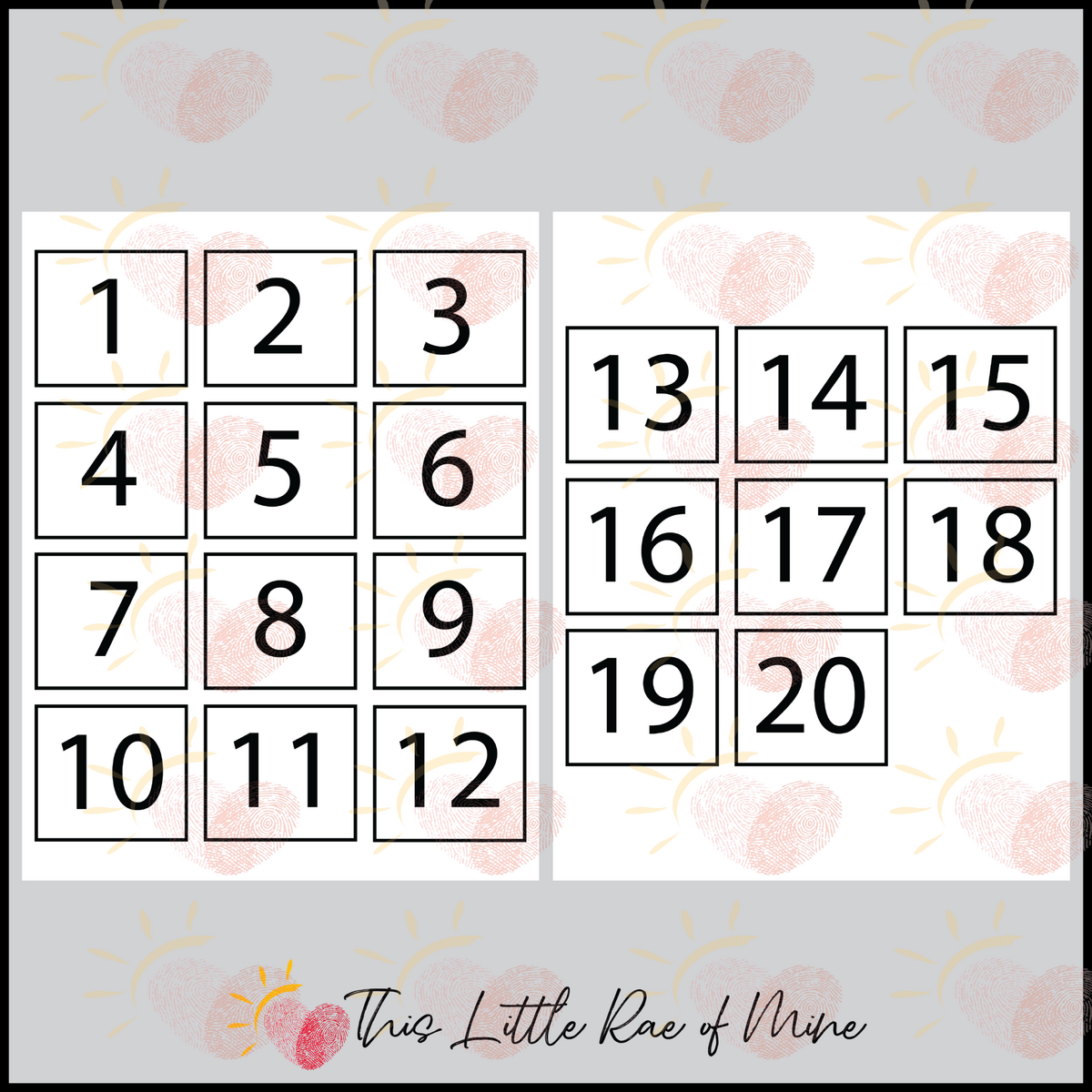 Crayon Counting Mat Numbers 1 20 Back To School Printable Math Made By Teachers