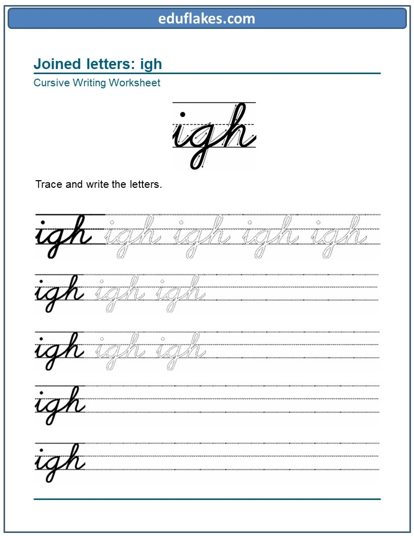 Cursive Joining Letters Worksheet Two Letter Joins CursiveRevival